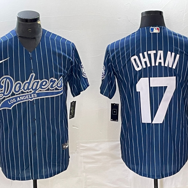 Men's Los Angeles Dodgers #17 Nike Blue Shohei Ohtani Jersey