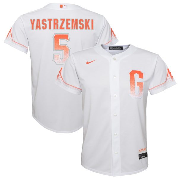 Youth San Francisco Giants Mike Yastrzemski Nike White City Connect Replica Player Jersey