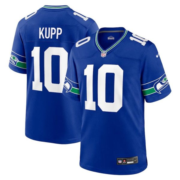 Men's Seattle Seahawks #10 Cooper Kupp Nike Royal Alternate Game Jersey