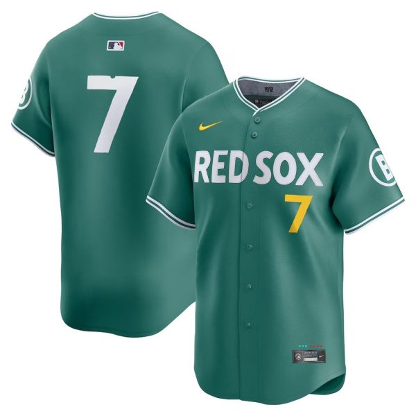 Men's Boston Red Sox #7 Masataka Yoshida Nike Green 2025 City Connect Player Jersey