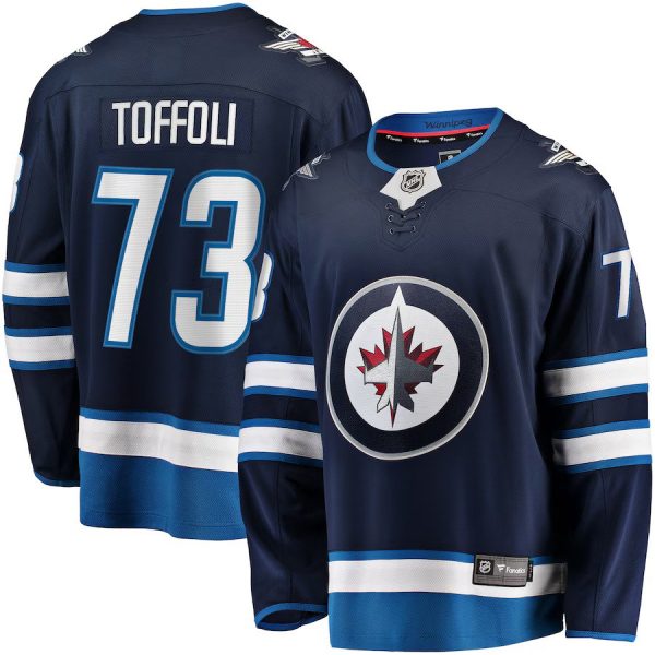 Men's Winnipeg Jets Tyler Toffoli Fanatics Blue Home Premierè½Breakaway Player Jersey