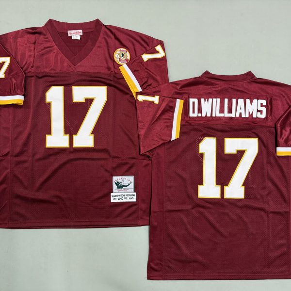 Men's Washington Commanders #17 Doug Williams Red Jersey