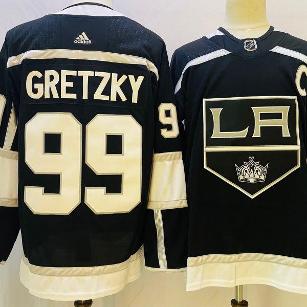 Men's #99 Wayne Gretzky Los Angeles Kings Black NHL Jersey
