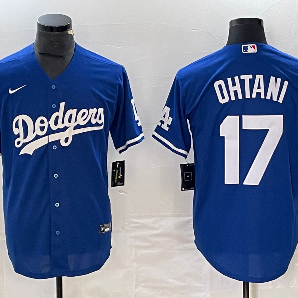 Men's Los Angeles Dodgers #17 Nike Blue Shohei Ohtani Jersey