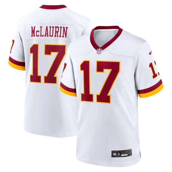 Men's #17 Terry McLaurin Washington Commanders Nike Game Super Bowl Era White Jersey