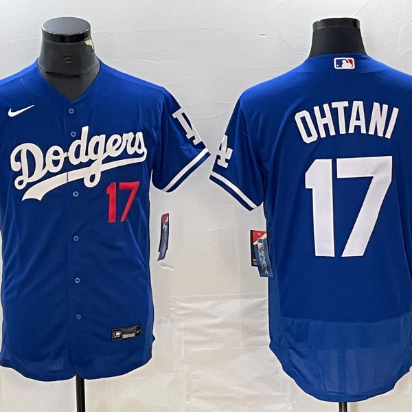 Men's Los Angeles Dodgers #17 Nike Blue Shohei Ohtani Jersey