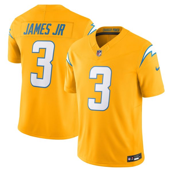 Men's Los Angeles Chargers #3 Derwin James Jr. Nike Gold Alternate Charger Power Vapor F.U.S.E. Limited Jersey