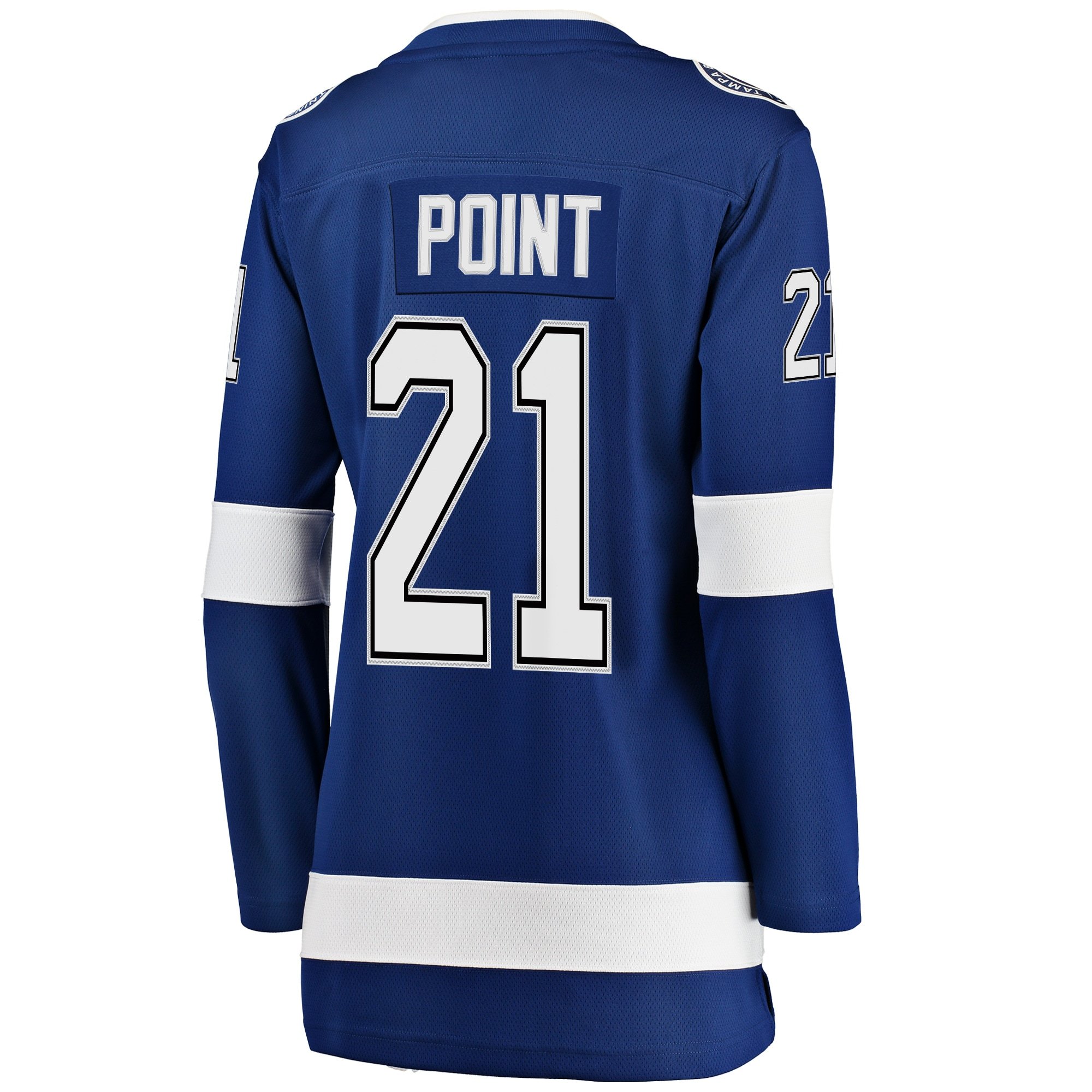Women's Tampa Bay Lightning Brayden Point Fanatics Blue Breakaway Player Jersey - Image 3