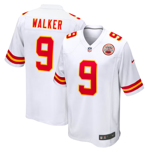 Men's Kansas City Chiefs Kenneth Walker III Nike White Game Jersey