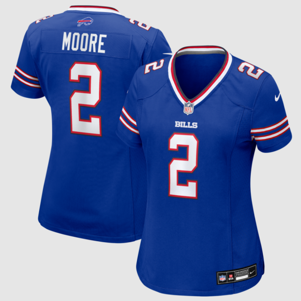 Women's Buffalo Bills D.J. Moore Nike Royal Game Jersey